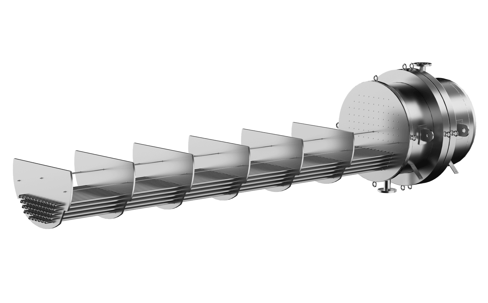 Échangeur à baïonnette en tantale avec les cuves émaillées d'Estrella AG